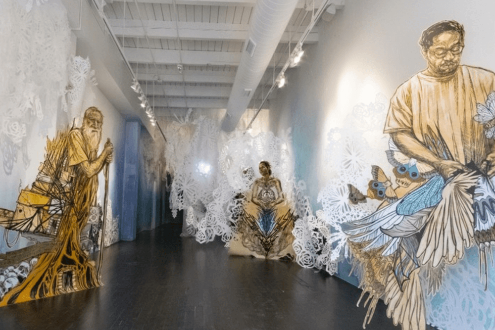 Swoon Installation Breathes Life, and Death, Into Deserted Detroit Architecture
