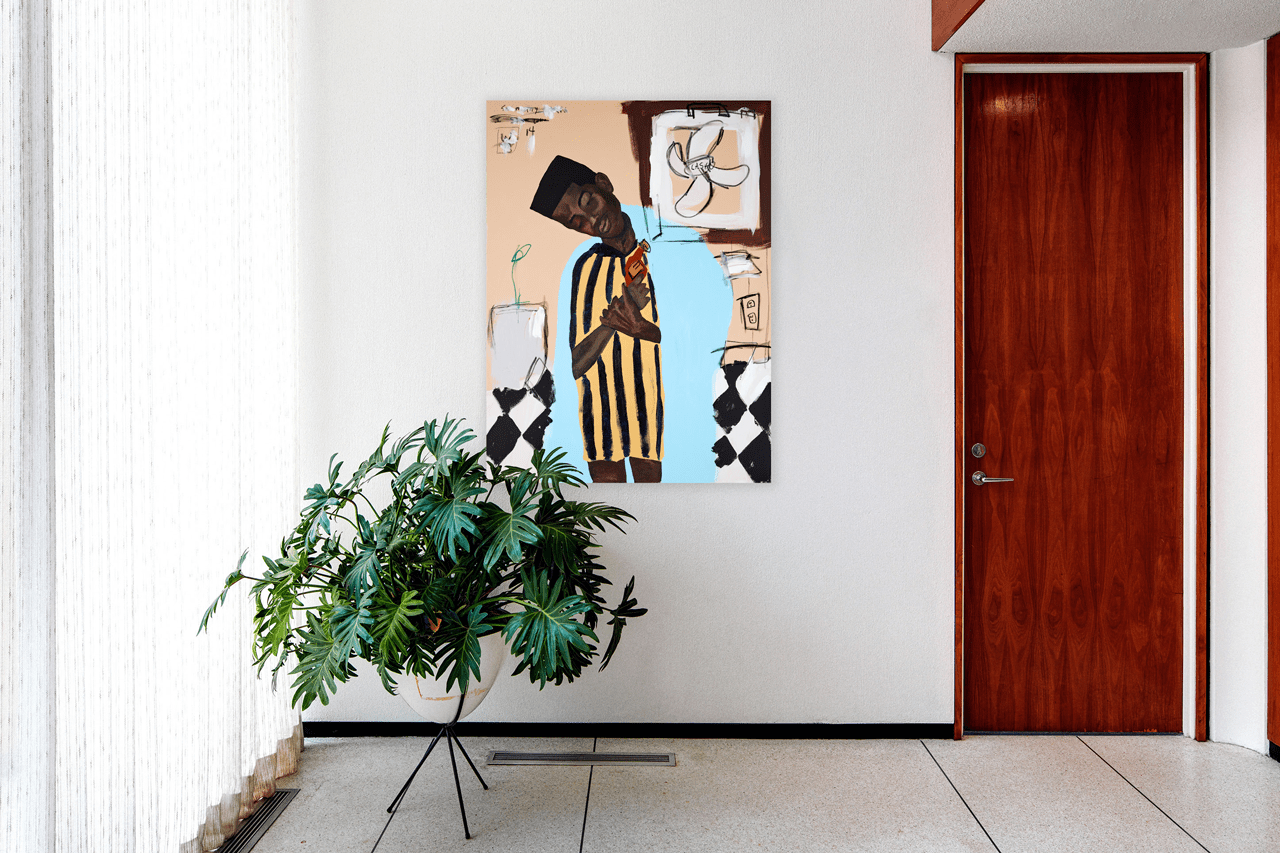 Jammie Holmes Donates Painting to Help Homeless in Detroit