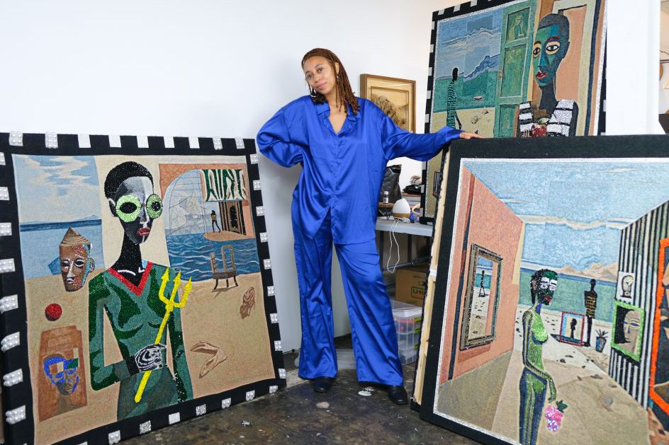 In Her Photo-Based Tapestries, Detroit Artist Akea Brionne Conjures an Afro-Surrealist World