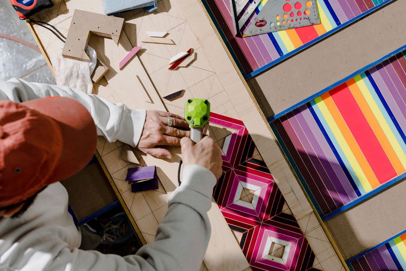 Jason REVOK Crafts Colorful Assemblage Work to Support Innocent Project