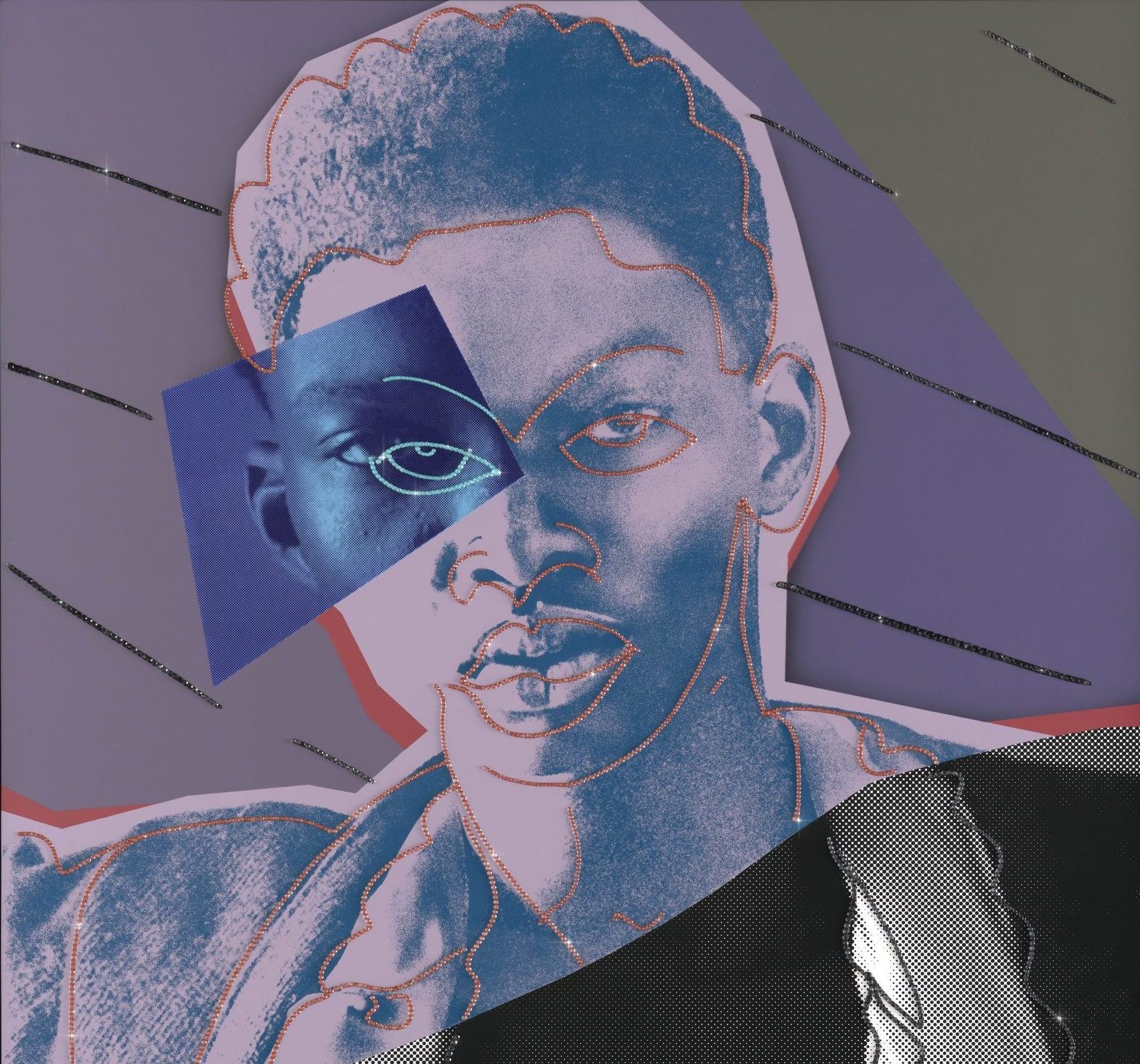 Artist Mickalene Thomas puts focus on Black men in new Detroit exhibit